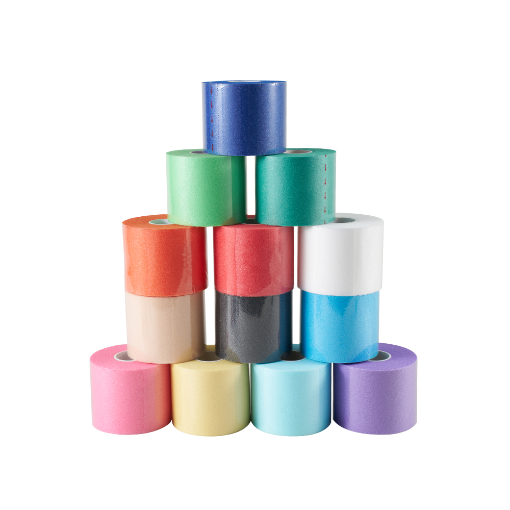 Vendaje cohesivo elástico multifuncional con estampados coloridos
